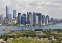 NYパノラマビューを楽しむ ガバナーズアイランド ガバナーズアイランド