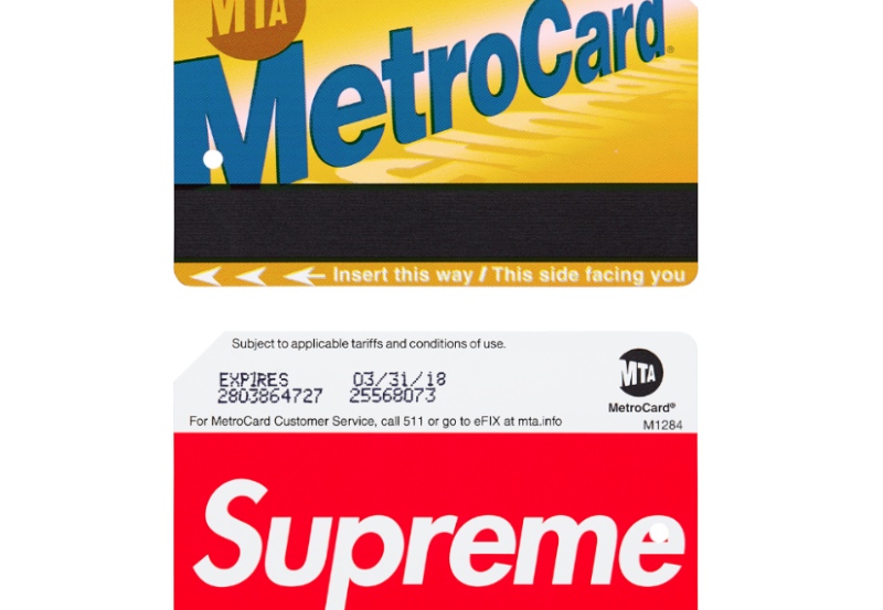 Aランク Supreme Metro Card メトロカード シュプリーム ...