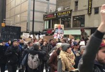 バッテリーパーク 大規模デモ集会