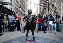 フィアレスガール(恐れを知らない少女)像が常設決定 フィアレスガール 恐れを知らない少女