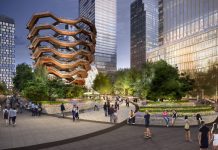 ハドソンヤードの新ランドマークVesselの工事がスタート vessel