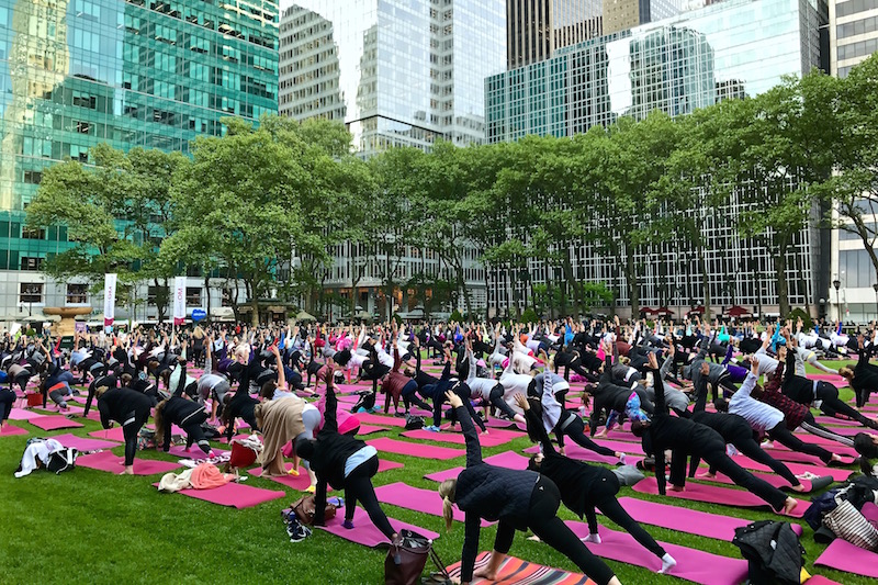 Bryant Park Yoga