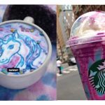 Unicorn Frappuccino VS latte