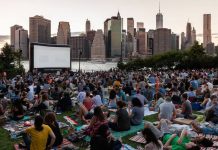2017年夏 ニューヨークのアウトドアムービー おすすめイベント ニューヨーク アウトドア映画上映会