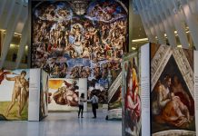 オキュラスOculusに迫力のミケランジェロ天井画が登場 Up Close: Michelangelo's Sistine Chapel/Oculus