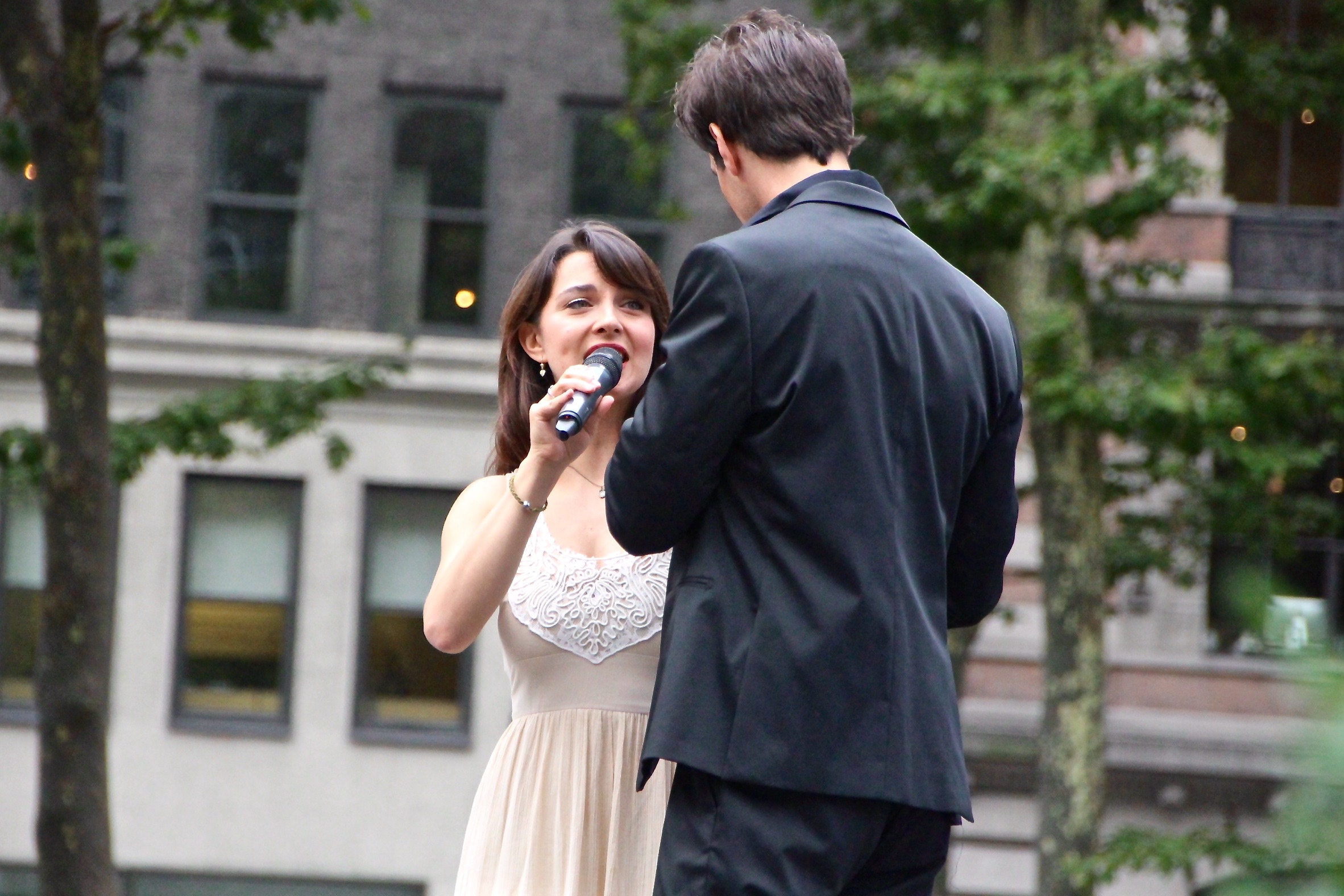 Broadway in Bryant Park