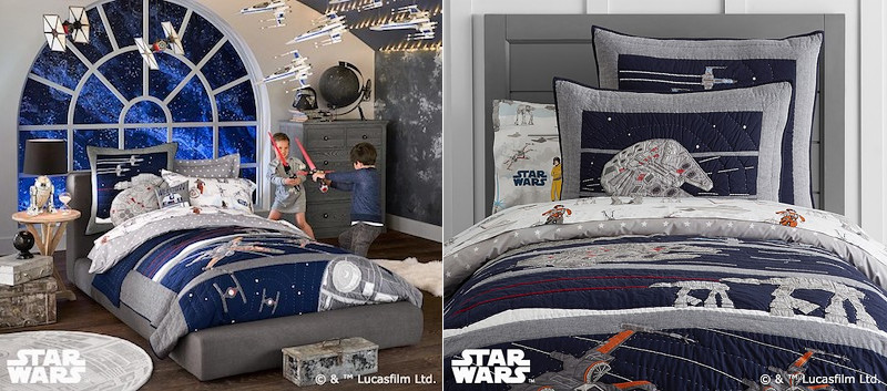 Pottery Barn Kids: Star Wars  Quilted Bedding