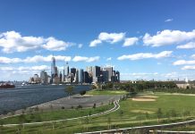 ガバナーズ島でマンハッタンを一望できるグランピング ガバナーズ島