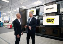 米アマゾンとベストバイ ファイアTV内蔵スマートテレビ 販売で提携 amazon best buy