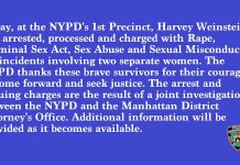 ワインスタイン氏 性的暴行などの容疑で逮捕。無罪主張を予定 ワインスタイン 逮捕