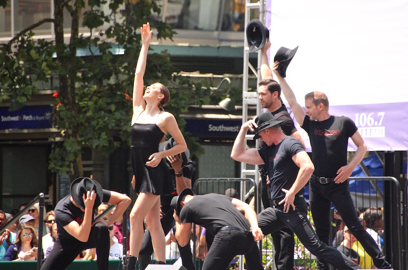 Broadway in Bryant Park