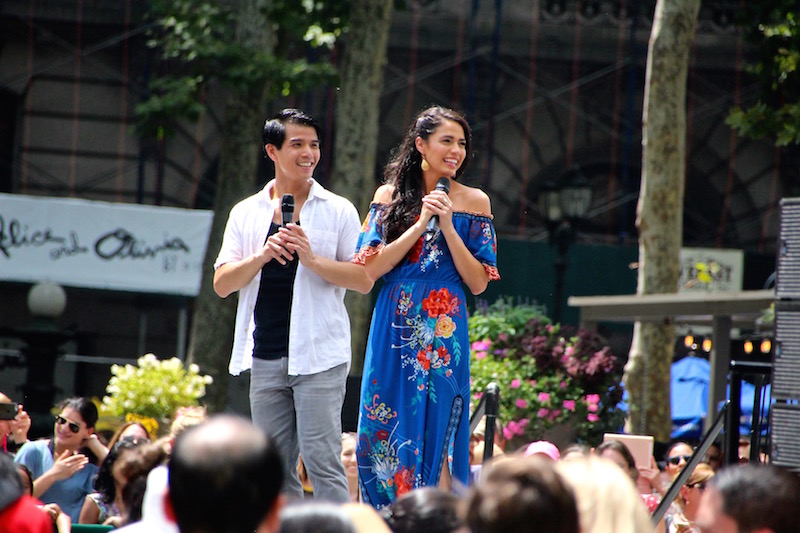 Broadway in Bryant Park