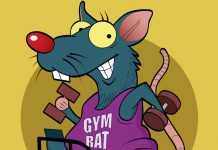 エスカレーターでワークアウト?ネズミを襲った悲劇 rat