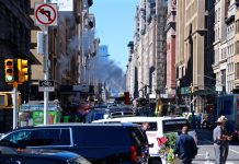 NYフラットアイアンでスチームパイプ爆発 アスベストによる健康被害の懸念も スチームパイプ爆発