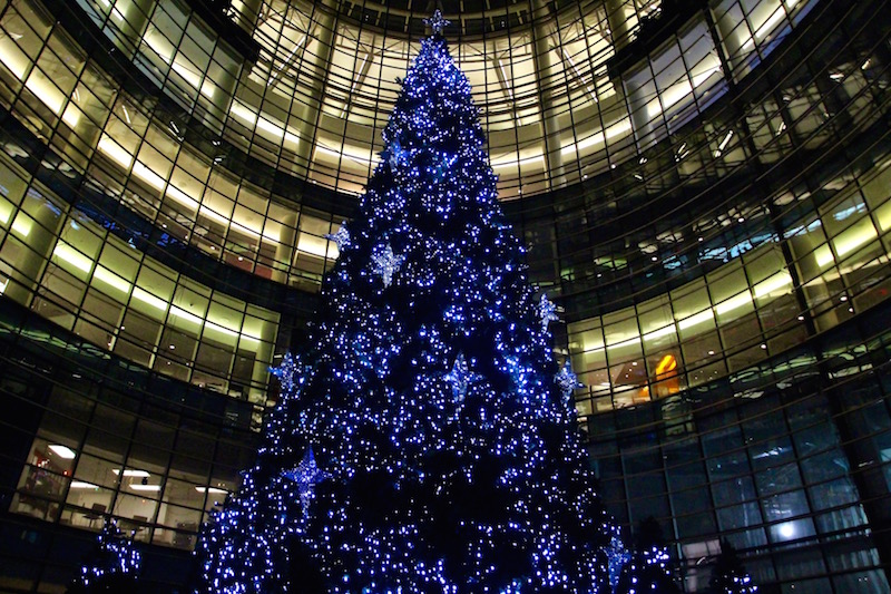 ブルームバーグ・タワー クリスマスツリー