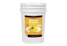 コストコの新ヒット商品 賞味期限20年の 特大バケツ入りマカロニ&チーズ