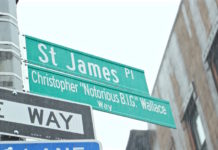 ブルックリンに「ノトーリアス・BIG」ストリート誕生 Notorious B.I.G.’ Wallace Way