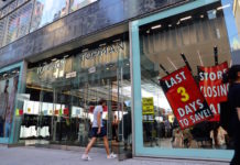 トップショップ 米国の全店舗閉鎖へ TOP SHOP