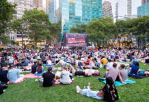 ブライアントパーク野外映画上映会「Movie Nights」2019 bryant park movie