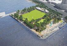 NYガンズヴォート半島パークの完成予想図が公開 Gansevoort Peninsula park