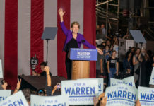 2020年米大統領選 エリザベス・ウォーレン議員がNYで集会 政治腐敗の撲滅訴え lev radin / Shutterstock.com