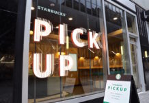 スタバ 全米初のピックアップオンリー店をマンハッタンにオープン スターバックス モバイルピックアップ ニューヨーク
