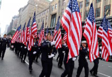 第100回NYCベテランズデーパレード。トランプ大統領がスピーチ Veteransday Parade