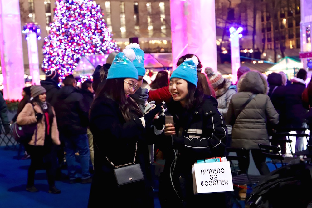 Bryant Park Tree lighting