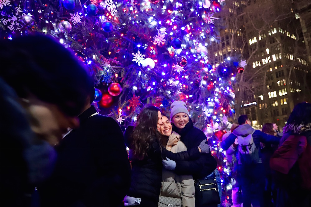 Bryant Park Tree lighting