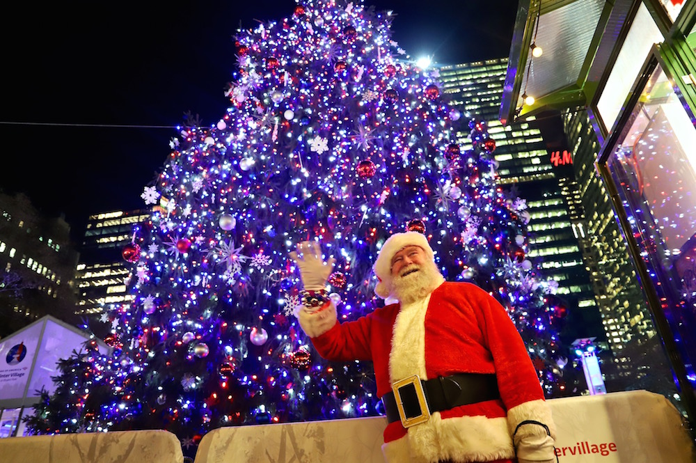 Bryant Park Tree lighting