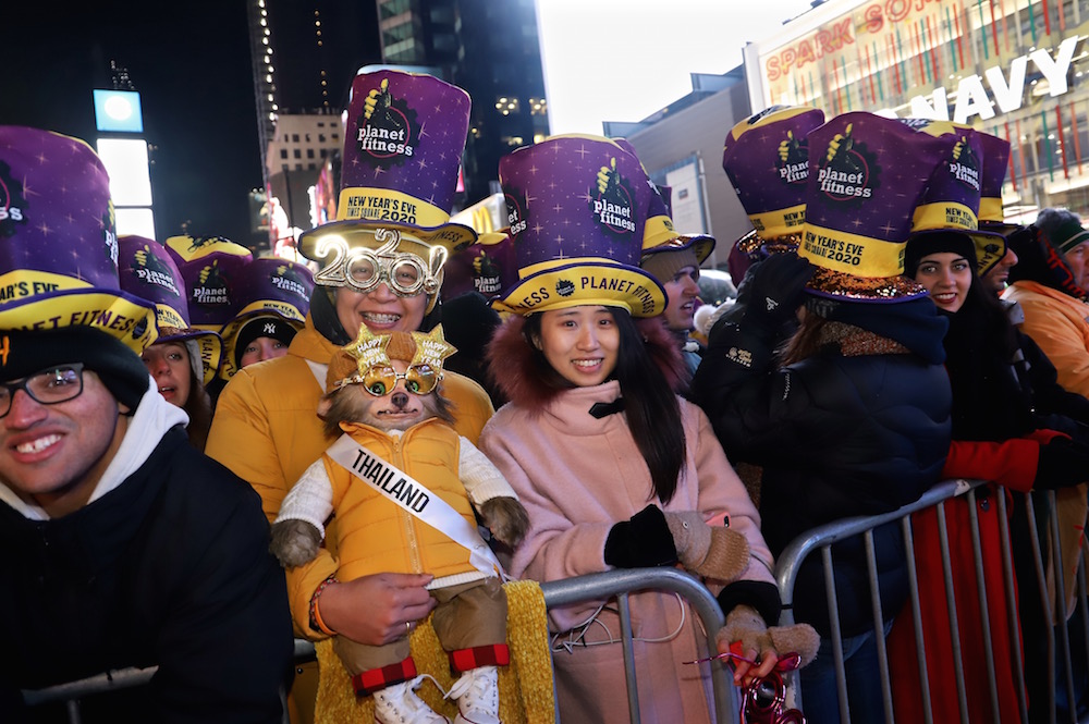 Times square new years eve 2020