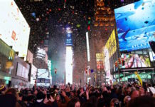 NYタイムズスクエアのカウントダウン、今年はバーチャルに。無観客で開催。 タイムズスクエカウントダウン