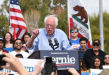 カリフォルニア州世論調査 首位サンダース氏が2位ウォーレン氏に2倍のリード