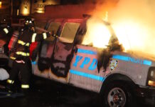 NY市 デモ過激化で警察車両300台が破壊、修理に1億円