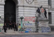 70年代に逆戻り?NY市、財政難で落書き増加 ニューヨーク落書き ジョージ・フロイド