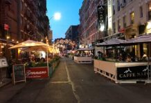 NY、トラックが屋外飲食スペースに衝突。3名負傷 リトルイタリーのアウトドアダイニング 屋外飲食店 ニューヨーク