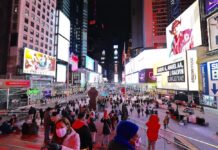 NY市の観光土産はワクチン!? 市長が提案 タイムズスクエア