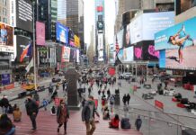 NY州 19日にコロナ規制を解除。 地下鉄24時間サービス再開 タイムズスクエア