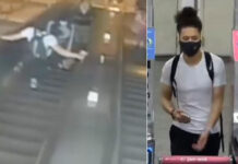 エスカレーター女性蹴り落とし事件 容疑者が逮捕