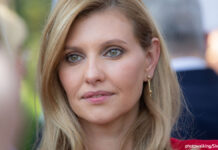 ゼレンスキー大統領夫妻、ファッション誌の写真が物議 オレナ・ゼレンスカ