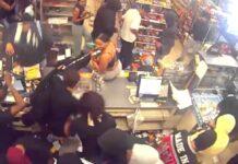 若者100人がセブンイレブンで大略奪、衝撃映像が公開