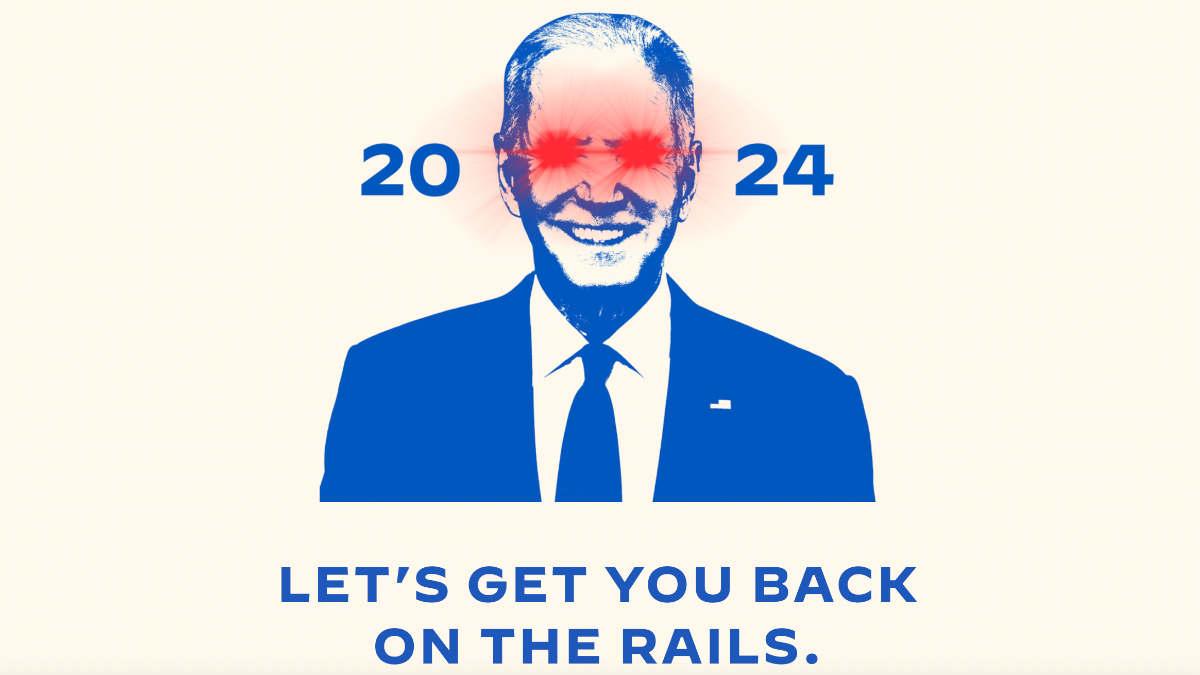 出馬表明のバイデン大統領、不気味なイラスト「ダーク・ブランドン」とは?