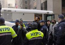 バイデン氏訪問のニューヨークで親パレスチナ抗議者が大量逮捕