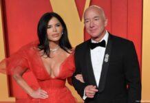 ベゾス氏の婚約者は「官能」ドレスで、岸田総理出席の公式晩餐会に有名人続々