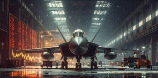 防衛企業に「自社株買い禁止」案――経済界が猛反発、成立するのか military aircraft and stock chart