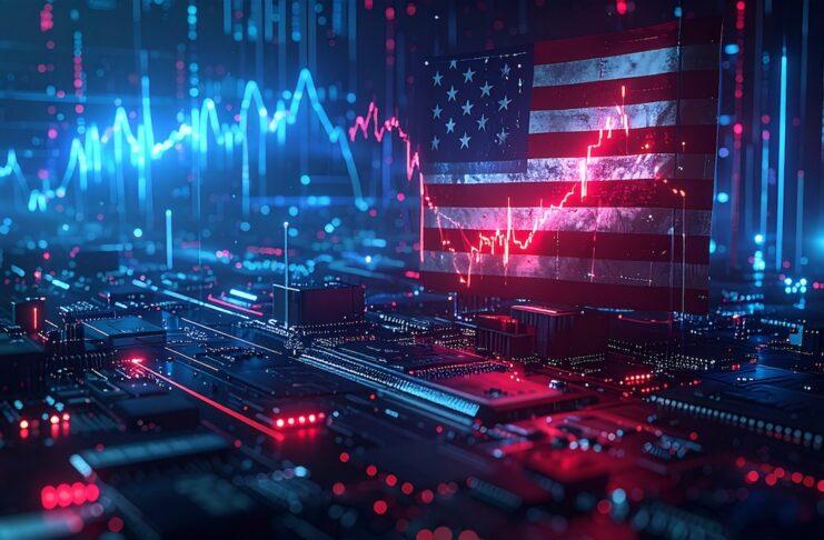トランプ政権、30社に出資 VC化する米政府 american flag technology