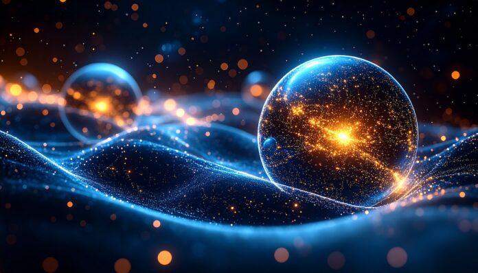 Abstract visualization of quantum computing