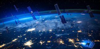 米宇宙軍「SB-AMTI」初打上げへ──SpaceX(SPCX)大型契約が始動 宇宙空間に展開する SB‑AMTI 衛星コンステレーションのイメージ
