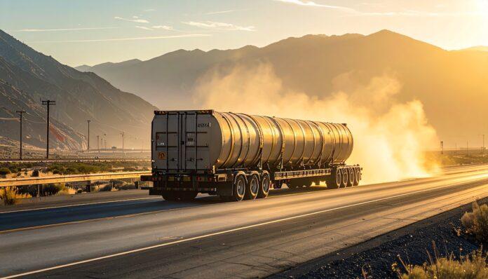a trailer transporting maicro reactor an image of a trailer transporting maicro reactor
