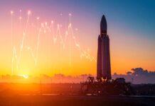 SpaceX(SPCX)決算はいつ?日本時間10月21日早朝、株価10%安で迎える5つの論点 rocket and stock chart